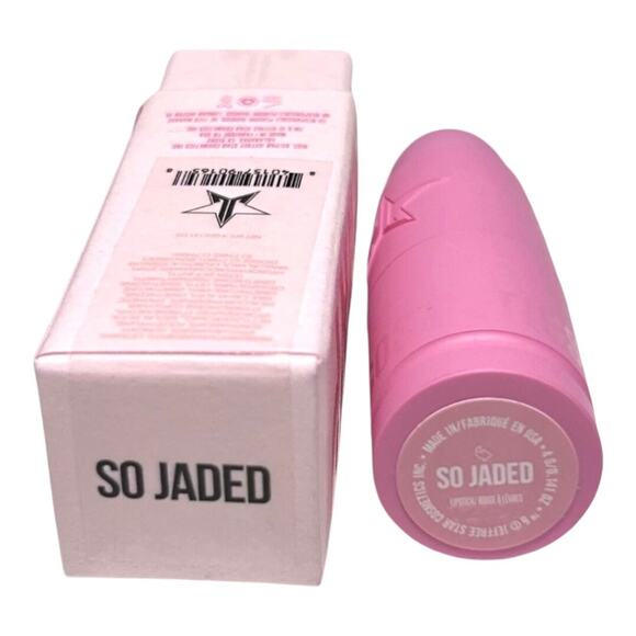 JEFFREE STAR COSMETICS NIB VELVET TRAP Lipstick SO JADED Muted Deep Jade Green - Picture 6 of 16